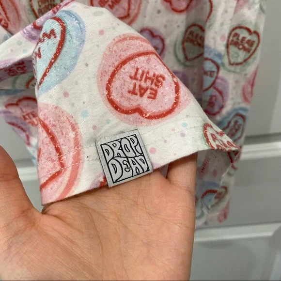 Drop Dead - Hate Hearts Dress/Top/Tunic - Size S - Picture 4 of 6